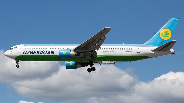 UK67003:Boeing 767-300:Uzbekistan Airways